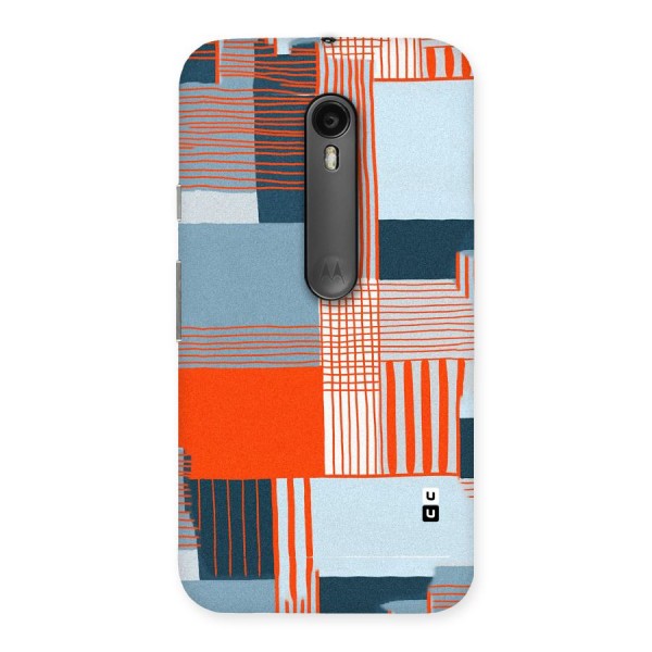 Pattern In Lines Back Case for Moto G3