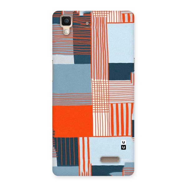 Pattern In Lines Back Case for Oppo R7