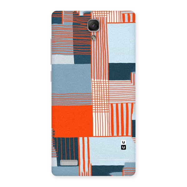 Pattern In Lines Back Case for Redmi Note