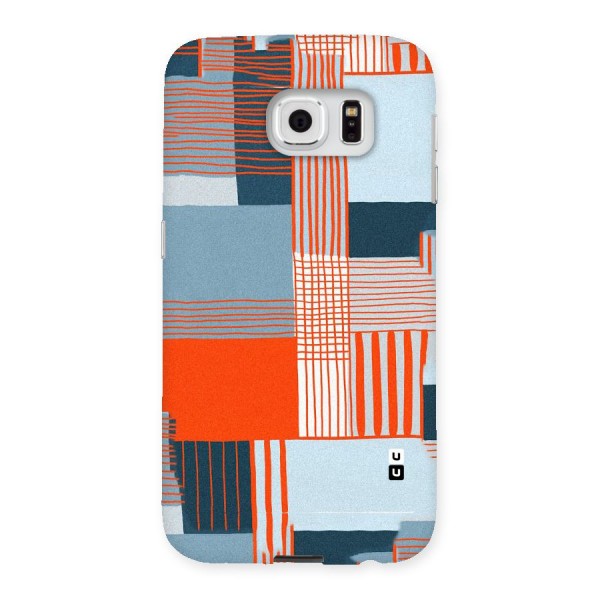 Pattern In Lines Back Case for Samsung Galaxy S6