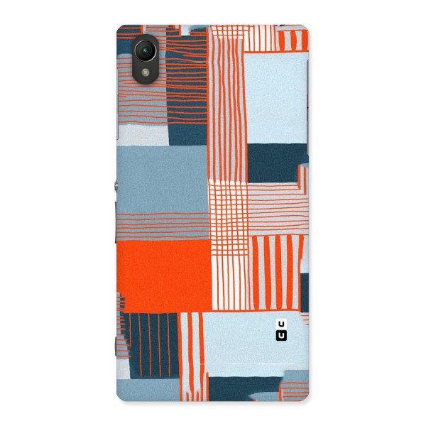 Pattern In Lines Back Case for Sony Xperia Z1