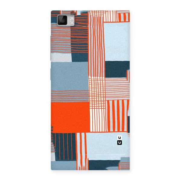 Pattern In Lines Back Case for Xiaomi Mi3