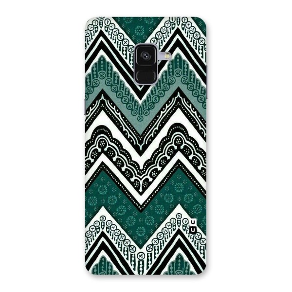 Patterned Chevron Back Case for Galaxy A8 Plus