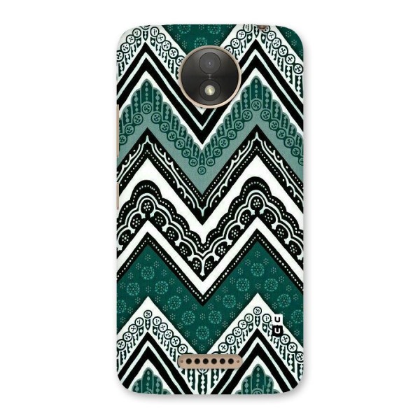 Patterned Chevron Back Case for Moto C Plus