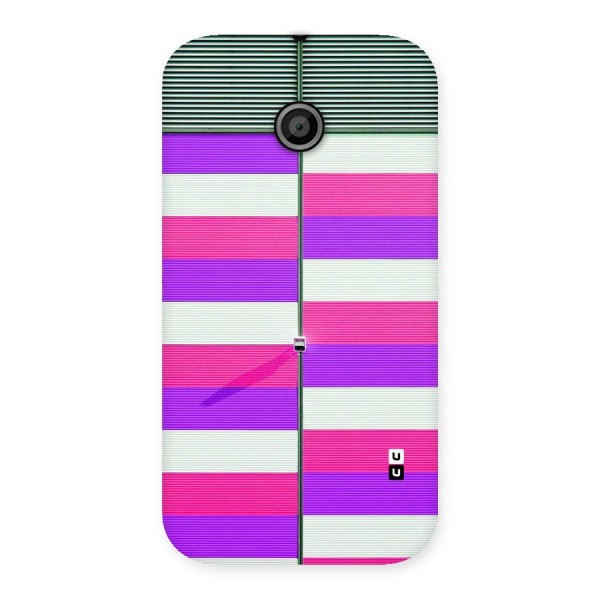 Patterns City Back Case for Moto E