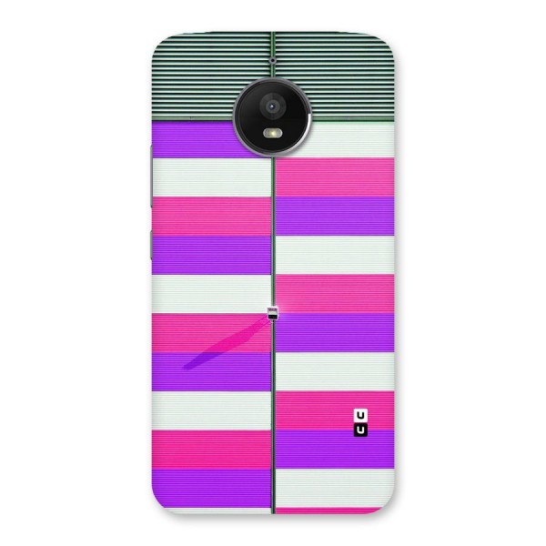 Patterns City Back Case for Moto E4 Plus