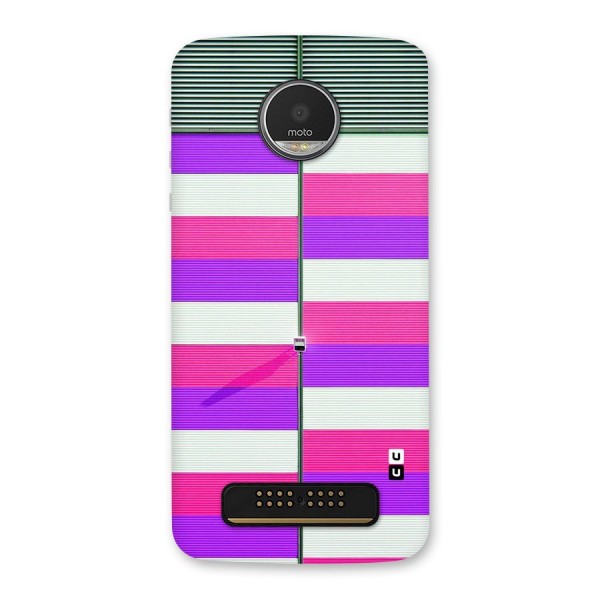 Patterns City Back Case for Moto Z Play