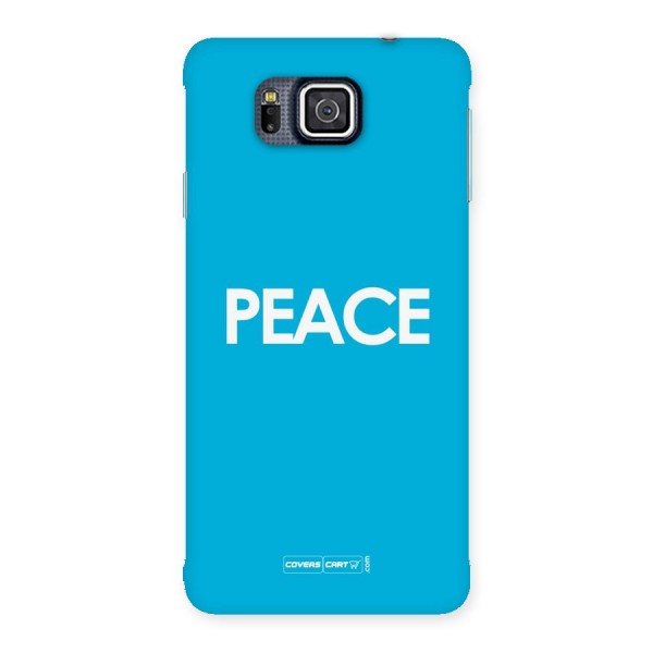 Peace Back Case for Galaxy Alpha