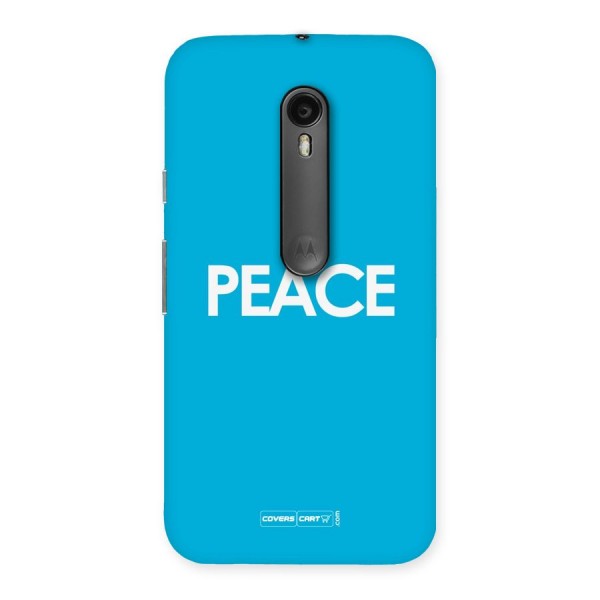 Peace Back Case for Moto G3