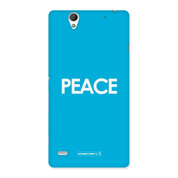 Peace Back Case for Sony Xperia C4