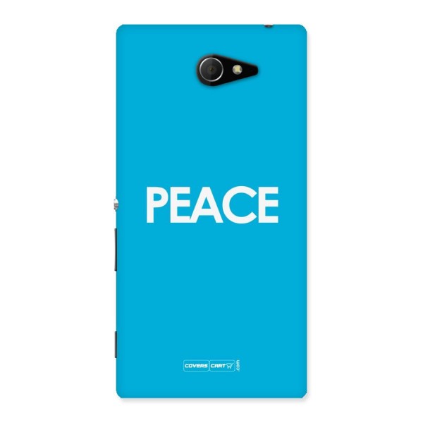 Peace Back Case for Sony Xperia M2