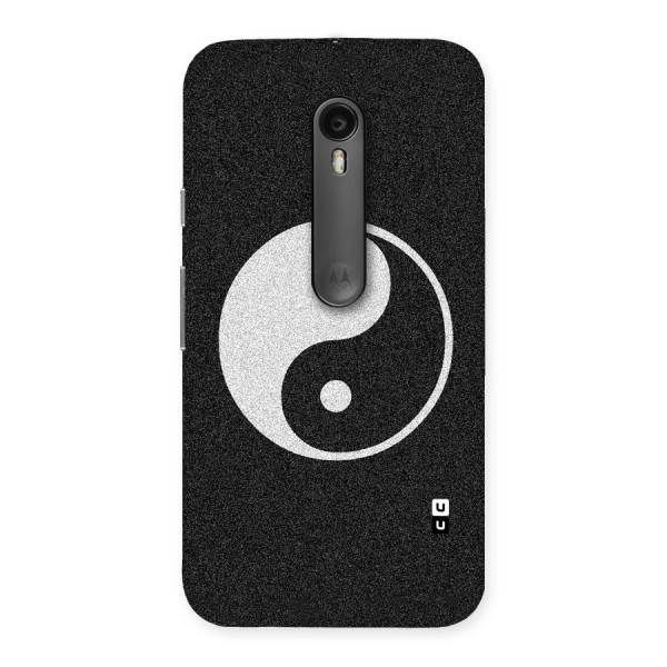 Peace Disorted Back Case for Moto G3