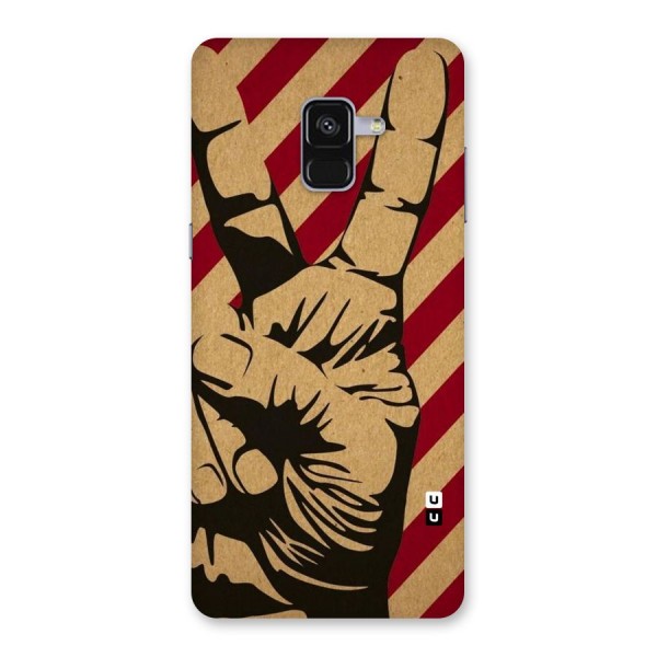 Peace Stripes Back Case for Galaxy A8 Plus