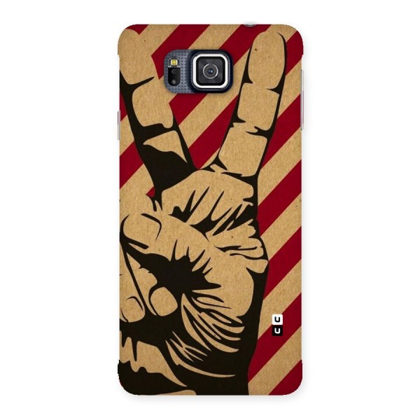 Peace Stripes Back Case for Galaxy Alpha