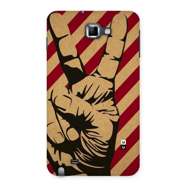 Peace Stripes Back Case for Galaxy Note