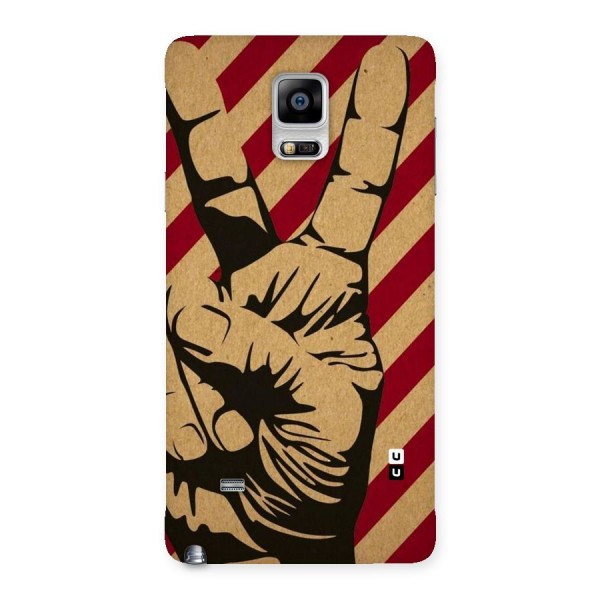 Peace Stripes Back Case for Galaxy Note 4