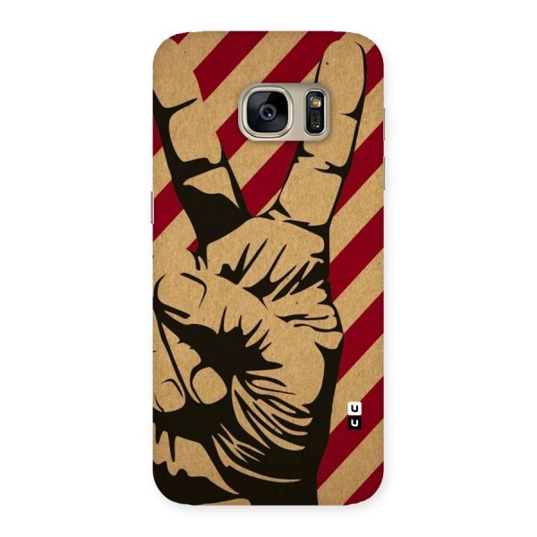 Peace Stripes Back Case for Galaxy S7