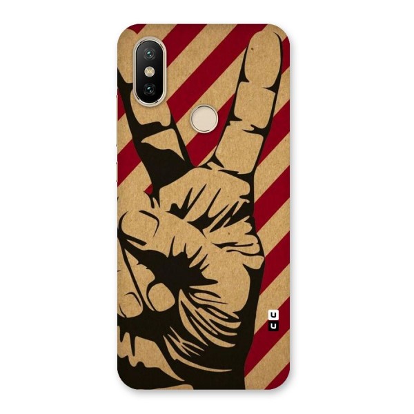 Peace Stripes Back Case for Mi A2