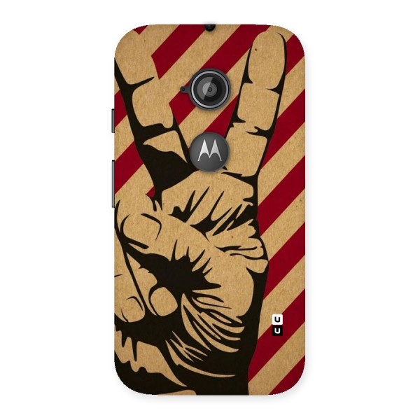 Peace Stripes Back Case for Moto E 2nd Gen