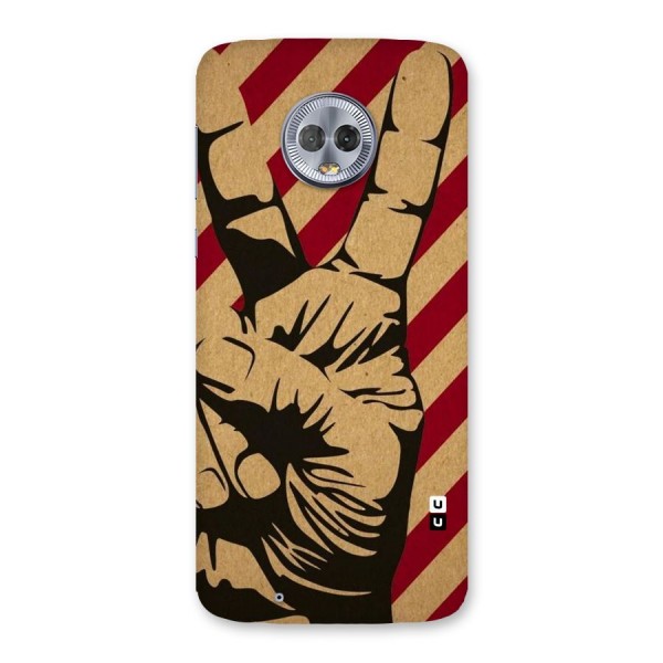 Peace Stripes Back Case for Moto G6