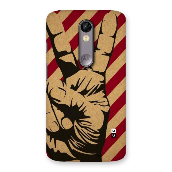 Peace Stripes Back Case for Moto X Force