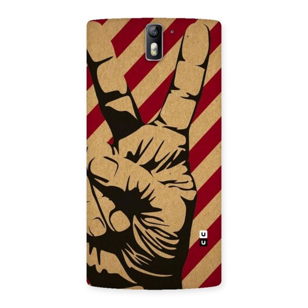 Peace Stripes Back Case for One Plus One