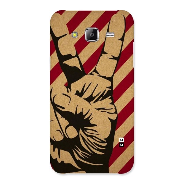 Peace Stripes Back Case for Samsung Galaxy J5