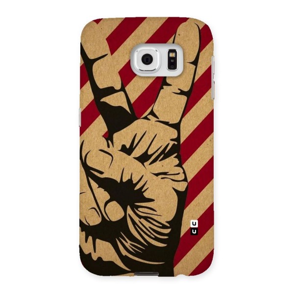 Peace Stripes Back Case for Samsung Galaxy S6