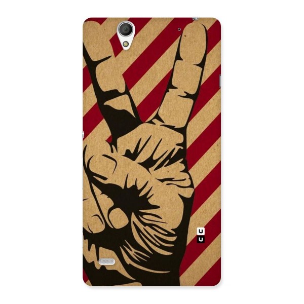 Peace Stripes Back Case for Sony Xperia C4