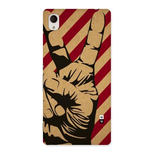 Peace Stripes Back Case for Sony Xperia M4