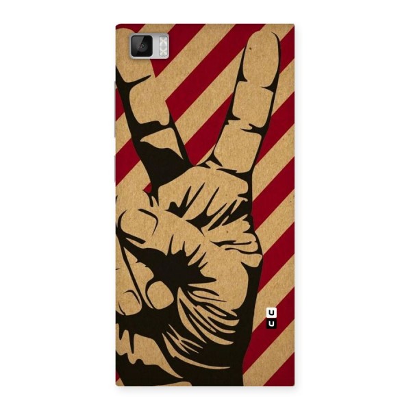 Peace Stripes Back Case for Xiaomi Mi3