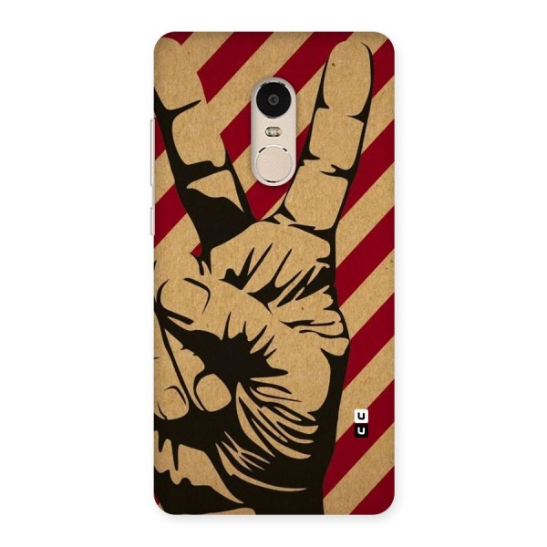 Peace Stripes Back Case for Xiaomi Redmi Note 4