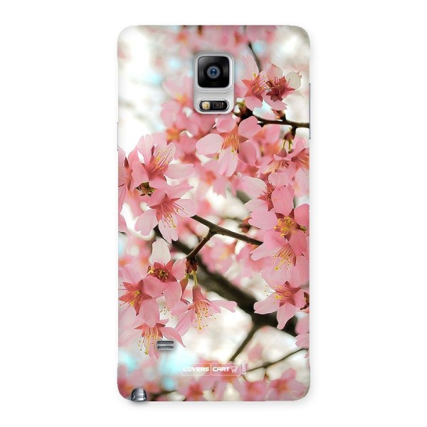 Peach Floral Back Case for Galaxy Note 4