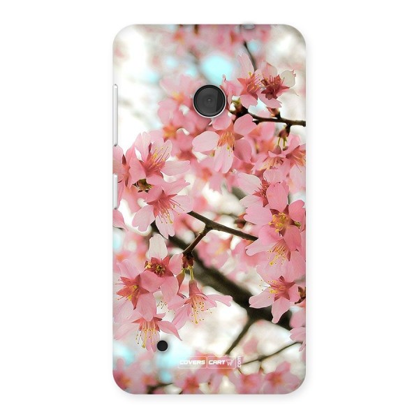 Peach Floral Back Case for Lumia 530