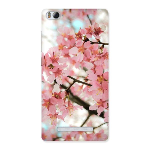 Peach Floral Back Case for Xiaomi Mi4i