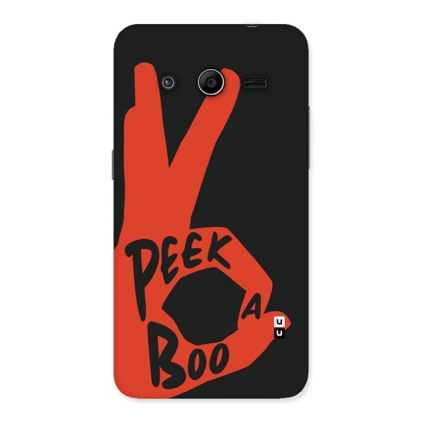 Peek-a-boo Back Case for Galaxy Core 2