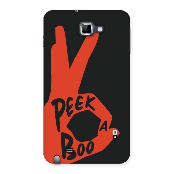 Peek-a-boo Back Case for Galaxy Note