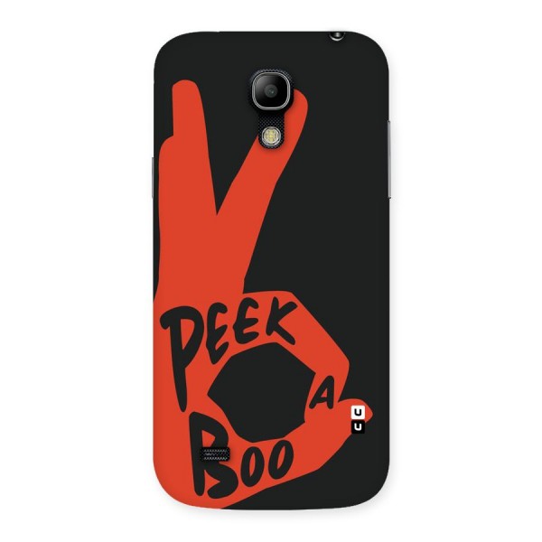 Peek-a-boo Back Case for Galaxy S4 Mini