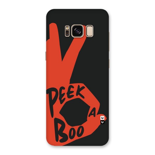 Peek-a-boo Back Case for Galaxy S8