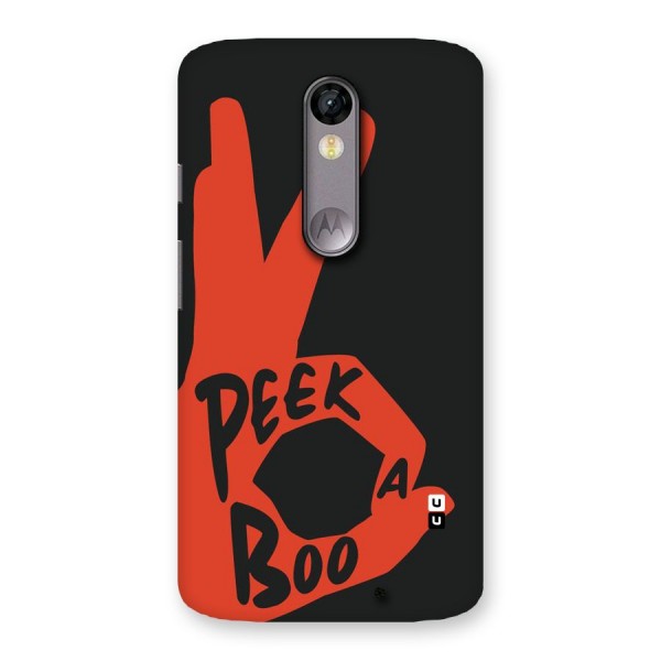 Peek-a-boo Back Case for Moto X Force