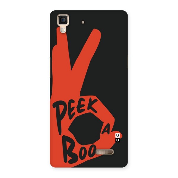 Peek-a-boo Back Case for Oppo R7