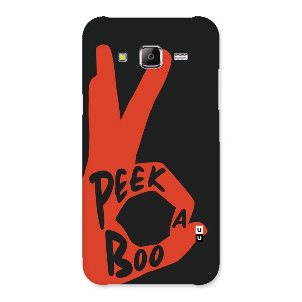 Peek-a-boo Back Case for Samsung Galaxy J5