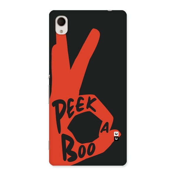 Peek-a-boo Back Case for Sony Xperia M4