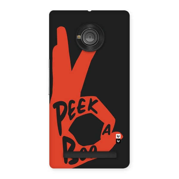 Peek-a-boo Back Case for Yu Yuphoria