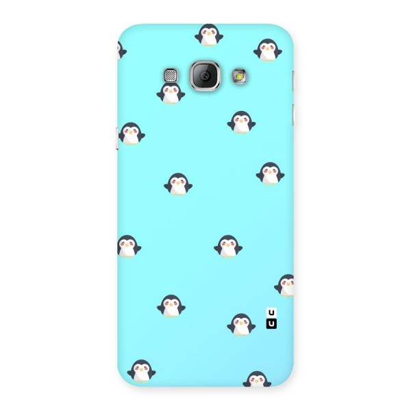 Penguins Pattern Print Back Case for Galaxy A8