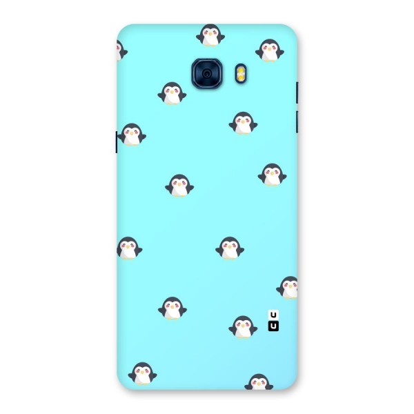 Penguins Pattern Print Back Case for Galaxy C7 Pro