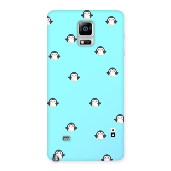 Penguins Pattern Print Back Case for Galaxy Note 4