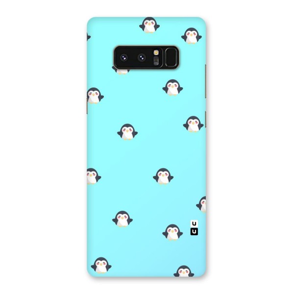 Penguins Pattern Print Back Case for Galaxy Note 8