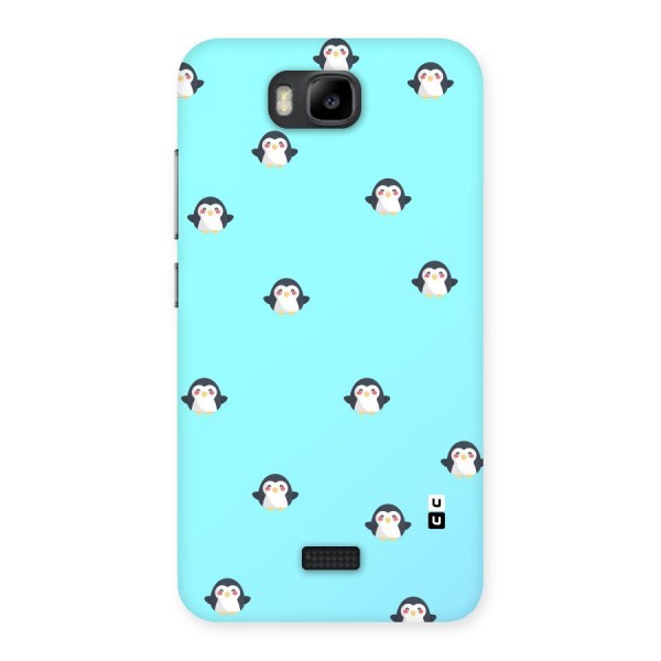 Penguins Pattern Print Back Case for Honor Bee