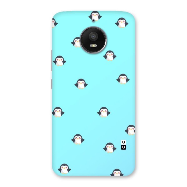 Penguins Pattern Print Back Case for Moto E4 Plus